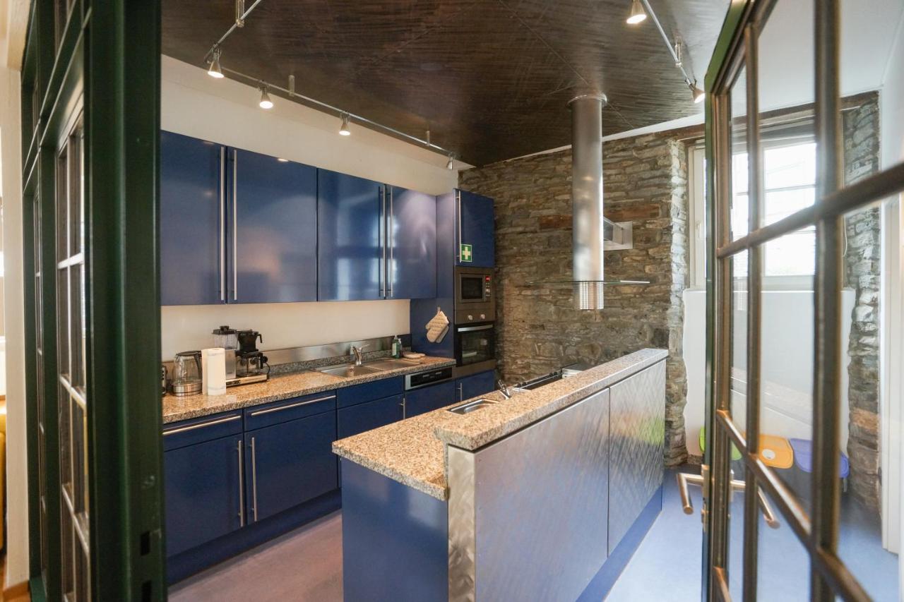 Loft13 Traumhafte Wohnung Mit Terrasse Fuer 8 Gaeste Monschau Exteriör bild