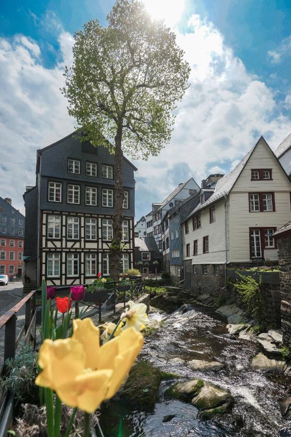 Loft13 Traumhafte Wohnung Mit Terrasse Fuer 8 Gaeste Monschau Exteriör bild